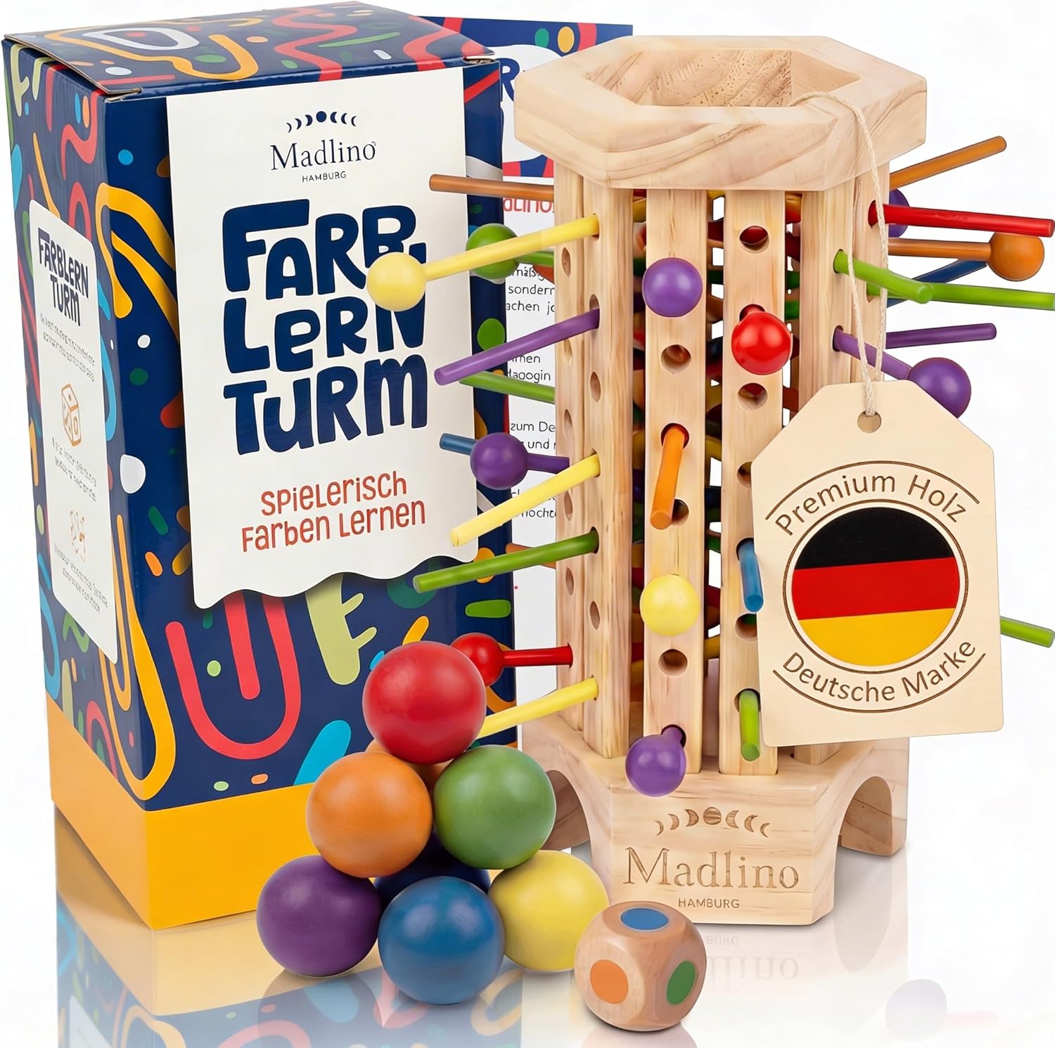 Farblernturm – Montessori Spielzeug